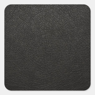 Sticker Carré Arrière - plan en cuir noir