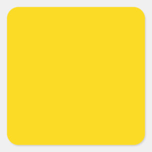 Sticker Carré Arrière - plan tendance Solid brillant Jaune à la