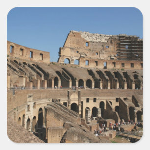 Sticker Carré Art romain. Le Colosseum ou Flavien 7