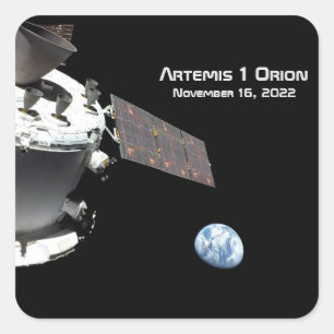 Sticker Carré Artemis Orion Marbre bleu marine