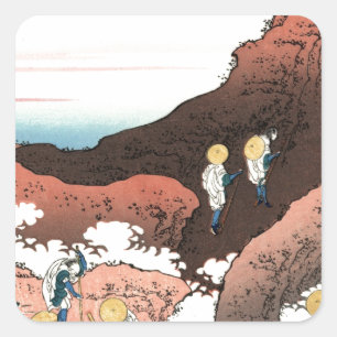 Sticker Carré Ascension_du_Mt._Fuji.jpg