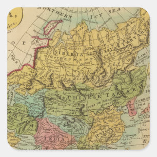 Sticker Carré Asie 4