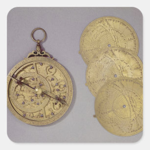 Sticker Carré Astrolabe, 1216