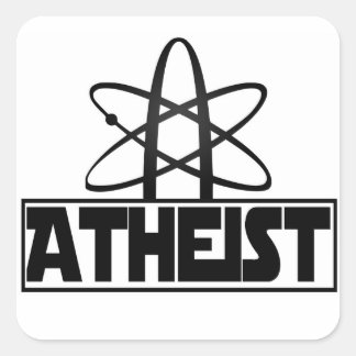Sticker Carré Athéisme