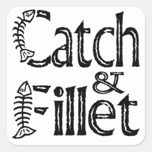 Sticker Carré Attrape & Filet