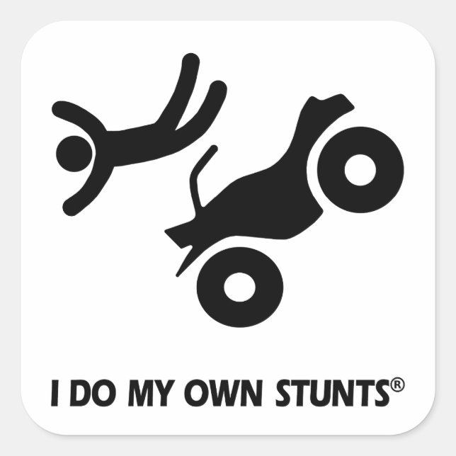 Sticker Carré ATV Mes Propres Têtes (Devant)