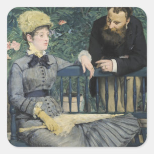 Sticker Carré Au Conservatoire Edouard Manet
