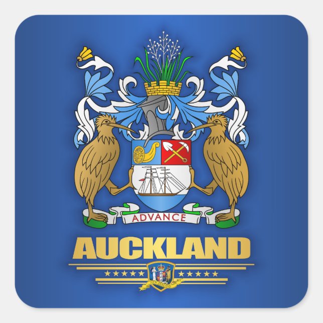 Sticker Carré Auckland (Devant)