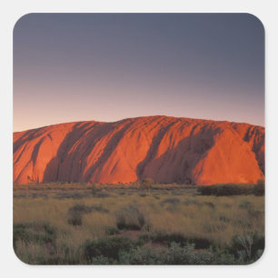 Sticker Carré Australie, Parc national d'Uluru. Uluru ou