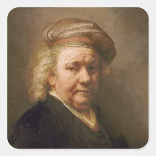 Sticker Carré Autoportrait, 1669