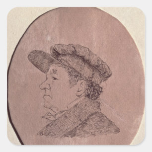 Sticker Carré Autoportrait, 1824