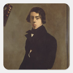 Sticker Carré Autoportrait, 1835