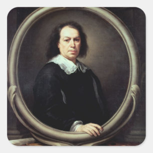 Sticker Carré Autoportrait, c.1670-73