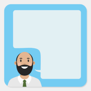 Sticker Carré Avatar