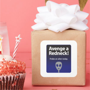 Sticker Carré Avenge a Redneck
