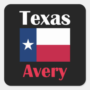 Sticker Carré Avery TX