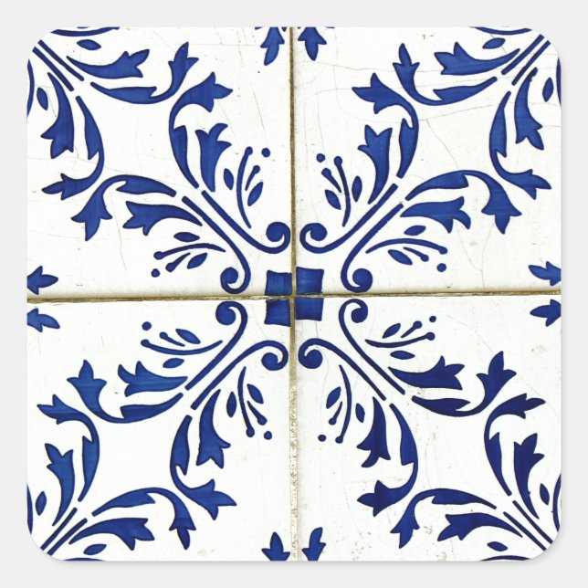Sticker Carré Azulejos (Devant)