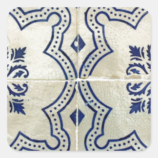Sticker Carré Azulejos, Portuguese Tiles