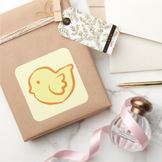 Sticker Carré baby duck