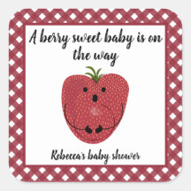 Baby shower de fraise