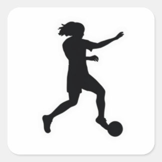 Sticker Carré Badge de championnat de football moderne Autocolla