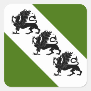 Sticker Carré Badge Populace SCA Gryphonwald
