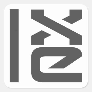 Sticker Carré Badges Linux LXLE