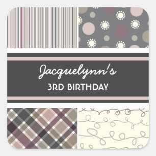 Sticker Carré baguette d'anniversaire fatfatifatifatifatifatit R