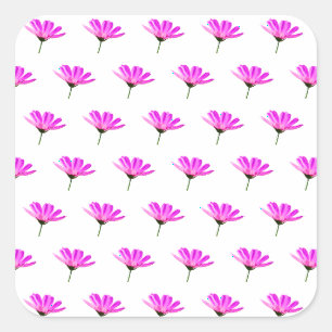 Sticker Carré Baise rose