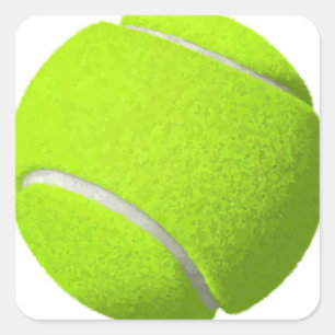 Sticker Carré Ball de tennis