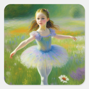Sticker Carré Ballerina