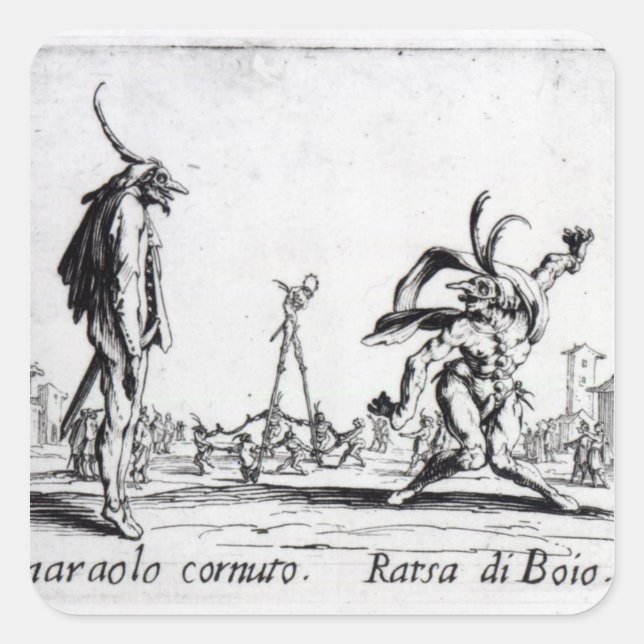 Sticker Carré Balli de Sfessania, c.1622 (Devant)