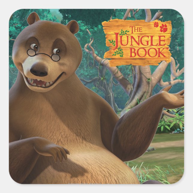 Sticker Carré Baloo 4 (Devant)