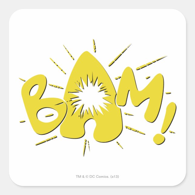 STICKER CARRÉ BAM ! (Devant)