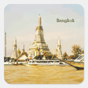 Sticker Carré Bangkok, Thaïlande