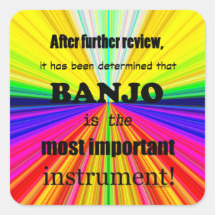Sticker Carré Banjo