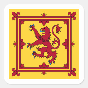 Sticker Carré Bannière royale - Écosse