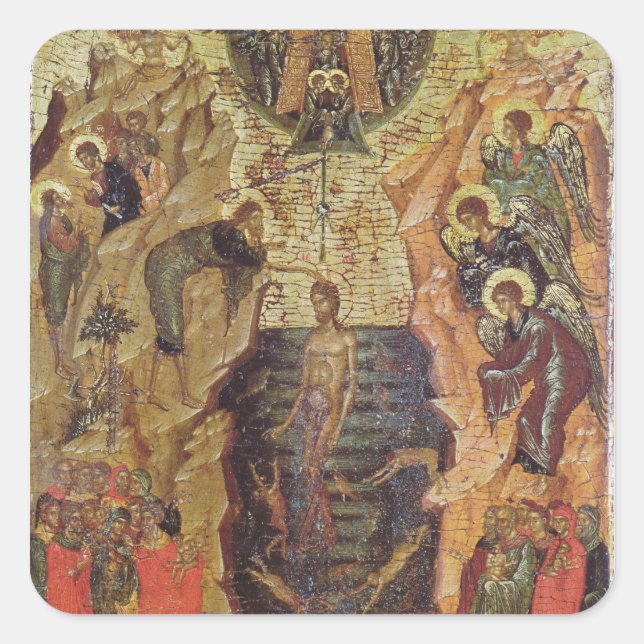 Sticker Carré Baptême du Christ, de Sandzak (Devant)