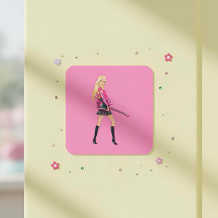 Sticker Carré Barbie