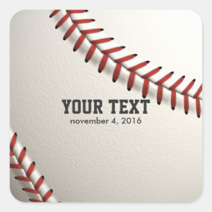Sticker Carré Baseball