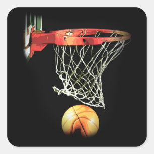 Sticker Carré Basket