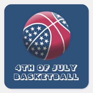 Sticker Carré Basketball du 4 juillet