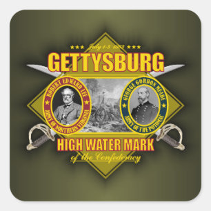 Sticker Carré Bataille de Gettysburg