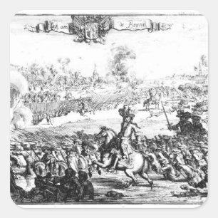 Sticker Carré Bataille du Boyne, 1er juillet 1690
