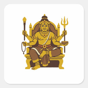 Sticker Carré Bataraguru