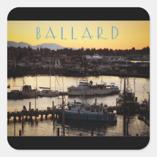 Sticker Carré Bateaux Ballard