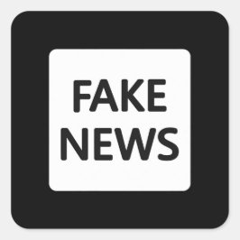 STICKER CARRÉ BÂTIMENTS DE FAUSSES NOUVELLES