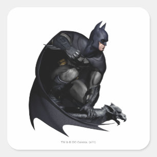 Sticker Carré Batman Crouching