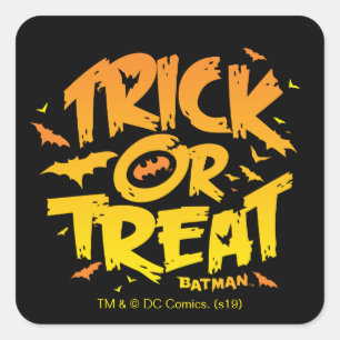 Sticker Carré Batman   Tricoter ou traiter