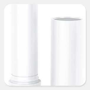 Sticker Carré Baume à lèvres ouvert